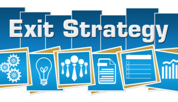 exit-strategy-business-symbols-blue-squares-stripes